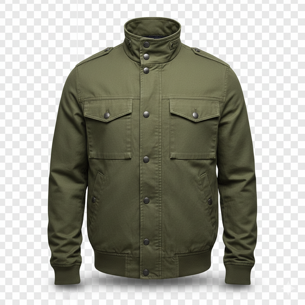 Military-Style Bomber Jacket